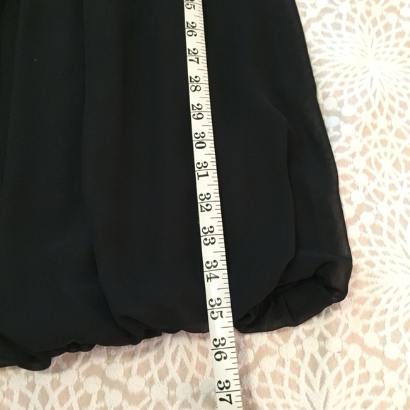 Sleeveless chiffon lined black dressy dress - Picture 8 of 8